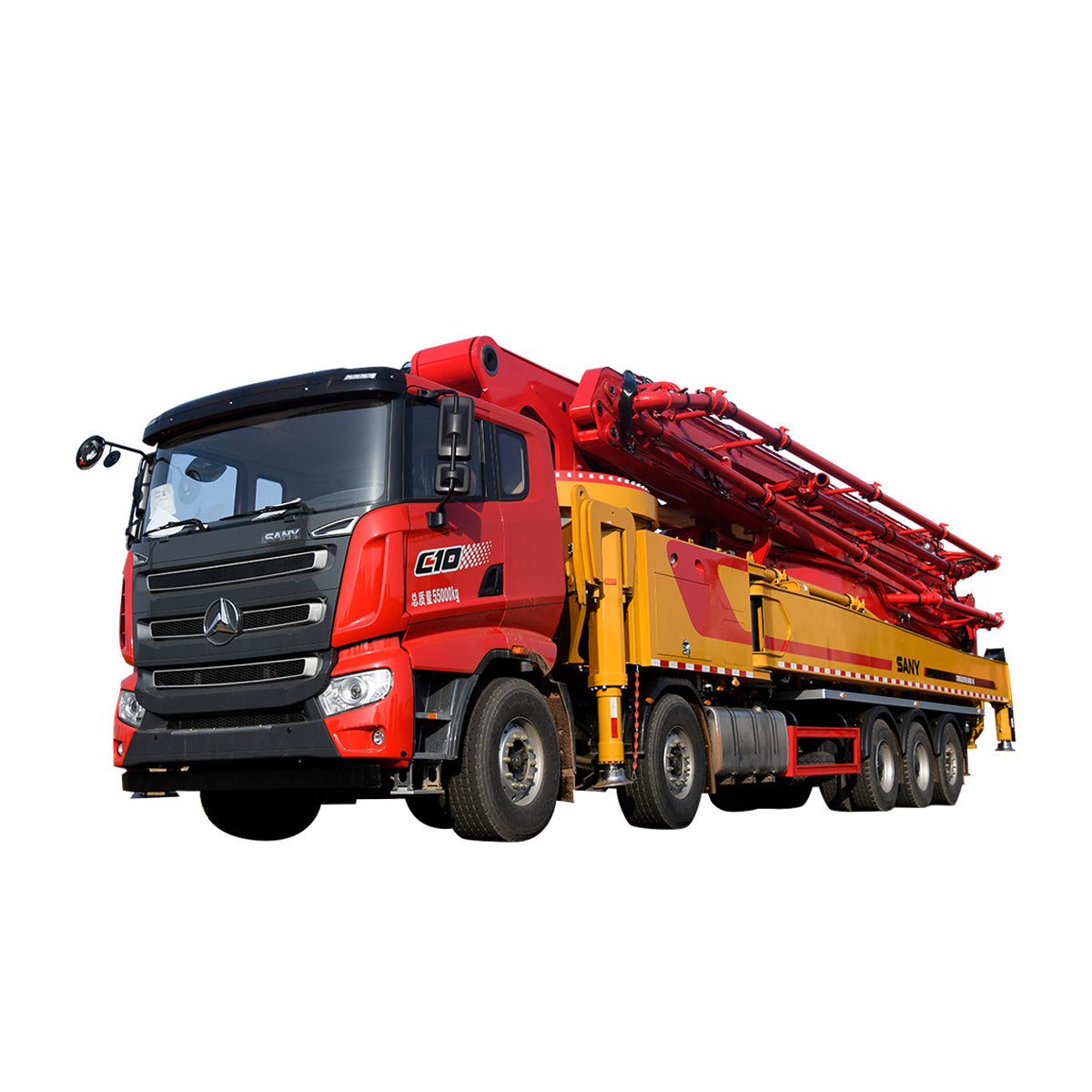Electric concrete pump truck 02