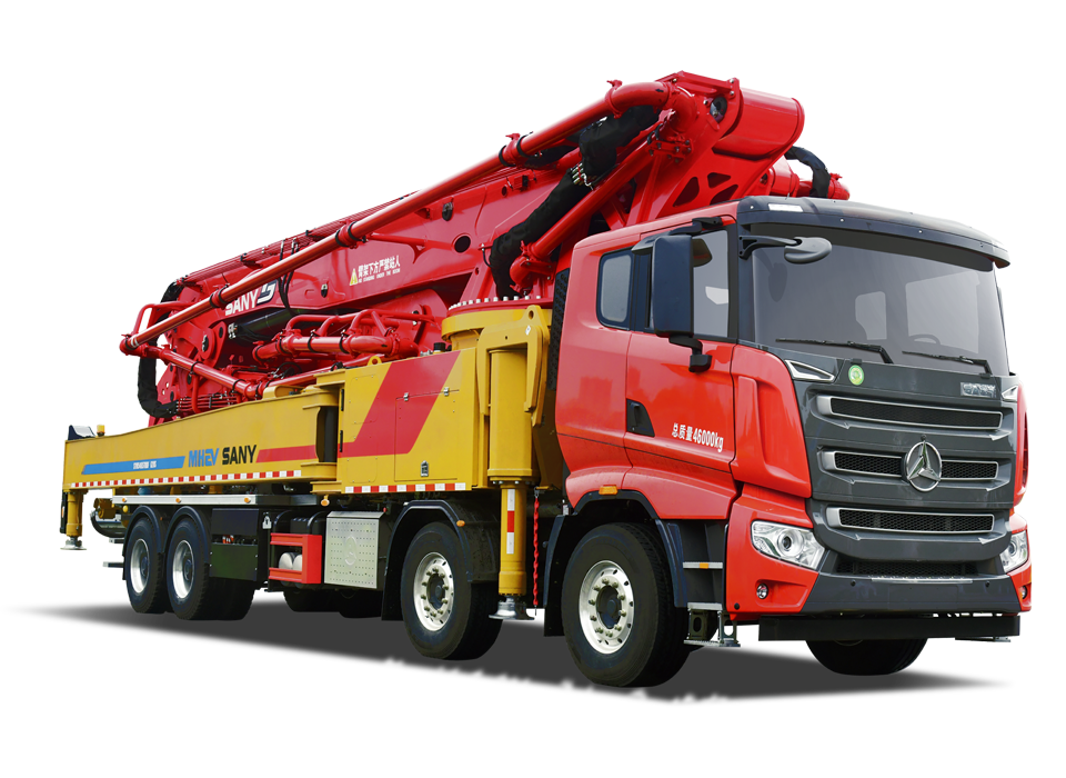 Electric concrete pump truck 04